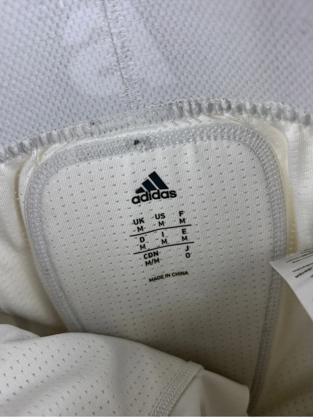 adidas Men's Football Girdle Sz Medium Padded Compression Shorts White Black